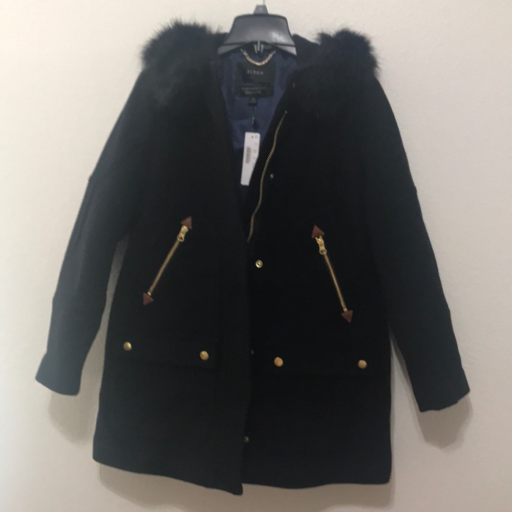 J. Crew Chateau Parka Italian Stadium Cloth